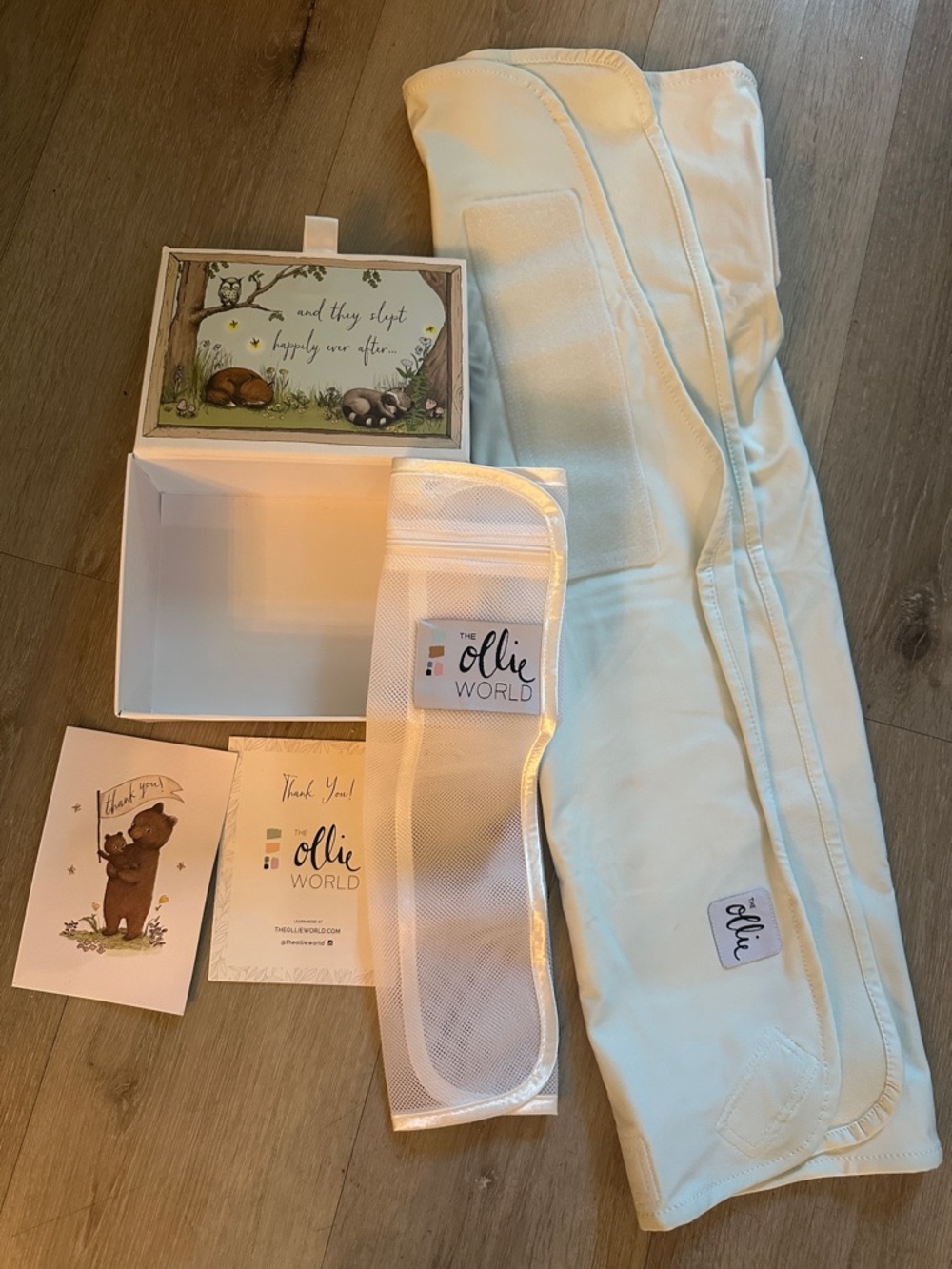 Blue Ollie Swaddle